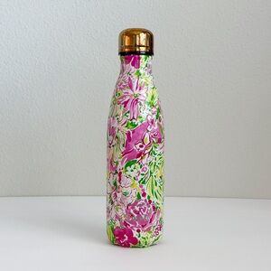 Lilly Pulitzer x Swell Floral Lion Stainless Steel Water Bottle with Gold Lid
